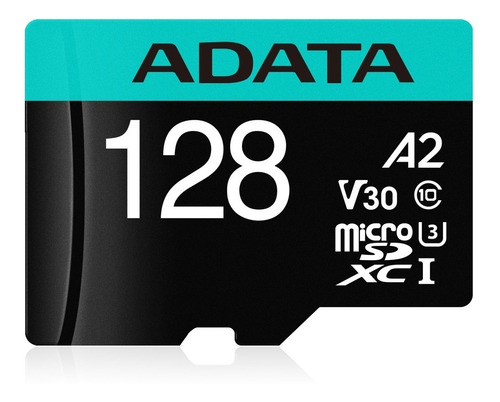 Memoria Microsd Adata 128gb Premier Pro V30s Adaptador Sd 