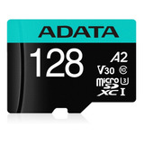 Memoria Microsd Adata 128gb Premier Pro V30s Adaptador Sd 