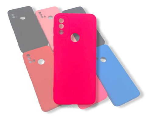 Funda De Silicona Con Felpa Para Motorola + Envio 