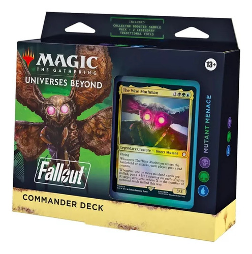 Deck Commander Magic Fallout Mutant Menace Lançamento