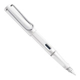 Pluma Lamy Safari Blanco [ 019 ] M Tinta Turquesa Store214