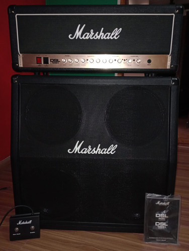 Cabezal+amplificador+pedal Marshall