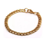 Pulsera Oro 18 Kilates Grumet 18cm X 6mm Unisex Gruesa 2024