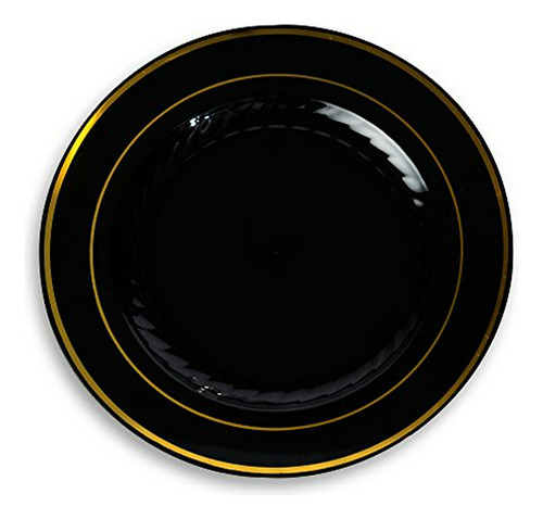 Fineline Settings Silver Splendor Black With Gold Round Chin