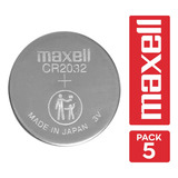 Pack Por Tira (5 Pilas Tipo Boton ) / Maxell Cr2032