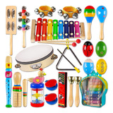 Re Instrumentos Musicales Percusión De Madera Para Niños