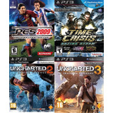 Juegos Play 3 : Pes 2009 - Time Crisis - Uncharted 2 Y 3