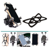 Porta Celular Para Moto Soporte Tipo X Con Cargador Usb /r&c