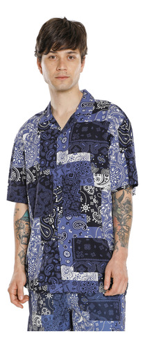 Camisa Manga Corta C&a De Hombre