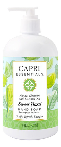 Capri Essentials Sweet Basil - Jabon De Manos Natural  Jabo