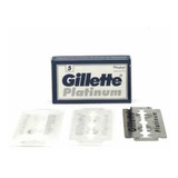 50 Navajas Doble Filo Gillette Platinum