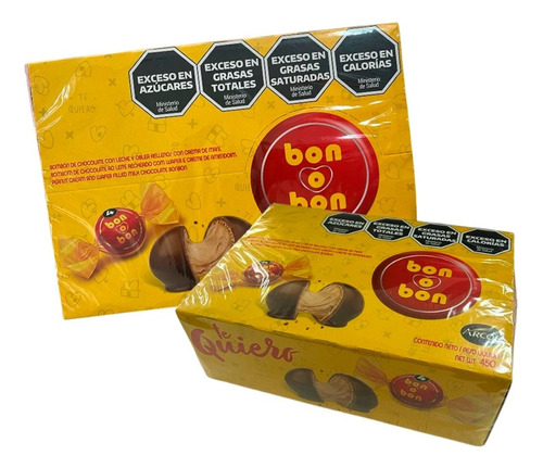 Bon O Bon Arcor Chocolate Con Leche Caja X 30 Un