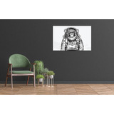 Cuadro Moderno Canvas Mono Astronauta 90x140