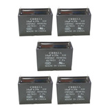 Paquete 5 Capacitores Para Ventilador, Compresor 10uf/250v