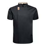 Camisa Chef De Manga Corta Talla Grande Para Hombre Y Mujer