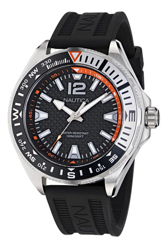 Reloj Para Hombre Nautica Clearwater Beach Napcwf304 Negro