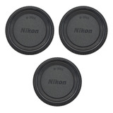 Kit 3 Tampas Para Corpo Nikon Bf-1b