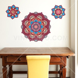 Vinil Decorativo  Mandala Morada 