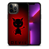 Devil Diablo Rojo Funda Para Celular Tpu Halloween 