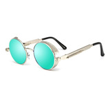 Óculos Solar Modelo Redondo Masculino Feminino Proteção Azul