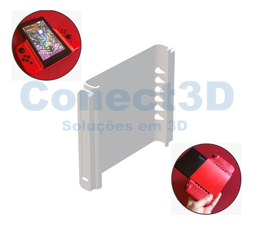 Suporte Console Nintendo Switch Vertical Joy-con De Encaixe