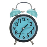 Reloj Despertador Con Campana Vintage, Doble, Ultra Silencio