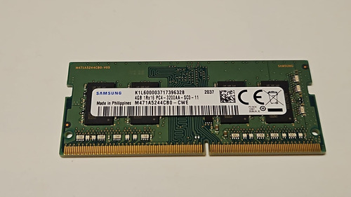 Memoria Ram 4gb Ddr4  Pc4 3200 Samsung Para Notebook