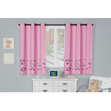 Cortina Blackout Corta Luz Infantil 2,20x1,30 Quarto Menina