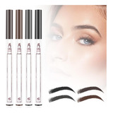 4pcs 3d Eyebrow Pen 4 Fork Tip Pencil,resistente Al Agua De