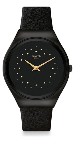 Reloj Swatch Skin Shadow Swsyxb102 Color De La Malla Negro Color Del Bisel Negro Color Del Fondo Negro