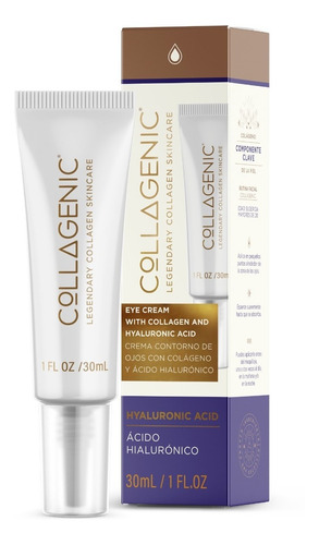 Crema Contorno De Ojos 30ml Acido Hialuronico Colageno