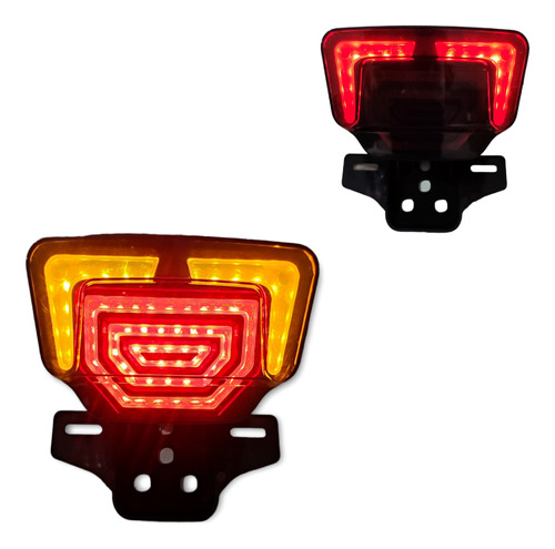 Calavera Trasera Led Ft125 Cg125 Dt150 Ft150 Grafit Forza125