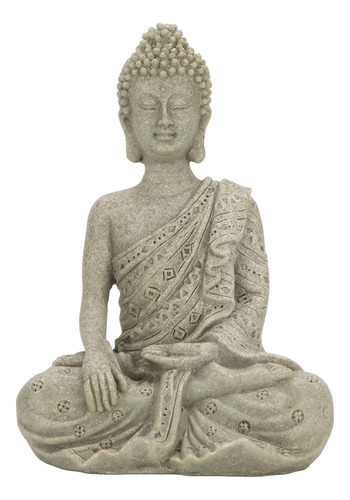 Estatua De Adorno De Buda, Escultura De Resina Sintética Exq