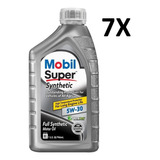 Aceite Sintetico Mobil Super Sae 5w-30 Caja Con 7 De 946 Ml.