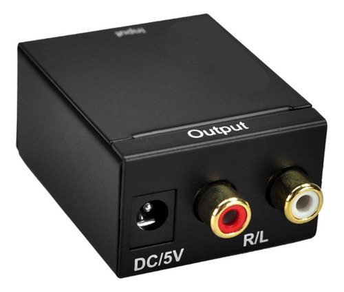 Adaptador Convertidor Audio Optico Digital A Rca Análogo