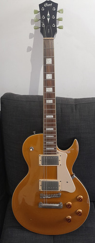 Guitarra Eléctrica Cort Cr 200 Caoba Gold Top 