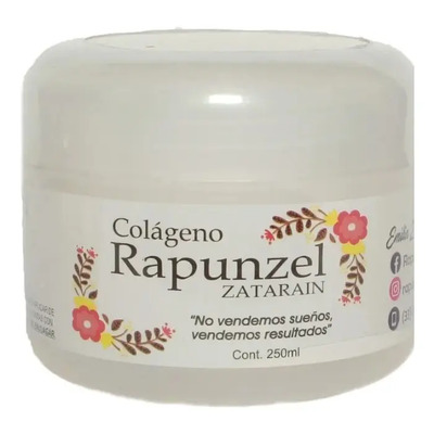 Crema De Colágeno Cabello Rapunzel Zatarain | Meses sin interés