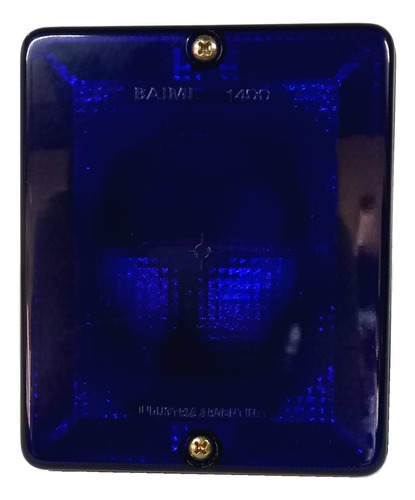 Faro Trasero Rectangular Multiple Universal Azul Baimil 1400