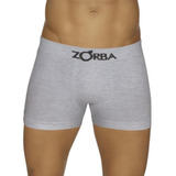 1 Cueca Zorba Boxer 781 Sem Costura Algodão Seamless