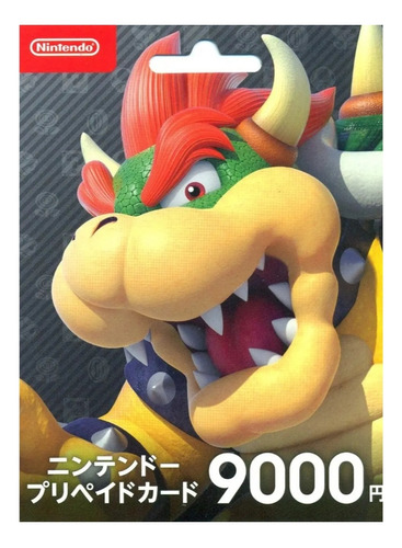 Nintendo Gift Card 9000 Yen Japón Digital 