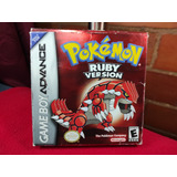 Pokémon Ruby Rubi Version Nintendo Gameboy Advance Original