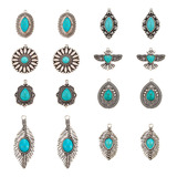 Spritewelry Dije Estilo Tibetano Turquesa Para Hacer Joyas,.