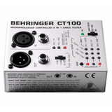 Probador Profesional De Cables 6 En 1, Behringer Ct100