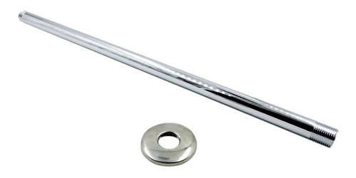 Brazo De Techo Para Regadera Recto Cromado 50cm Acero Inox