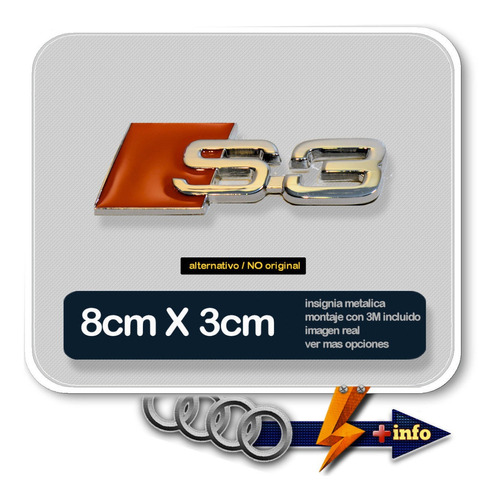 Insignia S3 Metalica Compatible Audi Con 3m Tuningchrome Foto 3