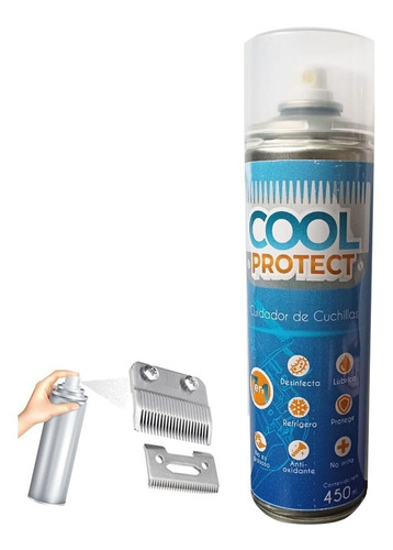 Spray Lubricante Aerosol Cuidado De Cuchillas Cool Protect 