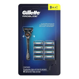 Gillette Proglide Máquina Pra Afeitar Recargable+9 Repuestos
