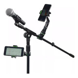 Suporte Celular Universal Microfone Partitura Pedestal Top