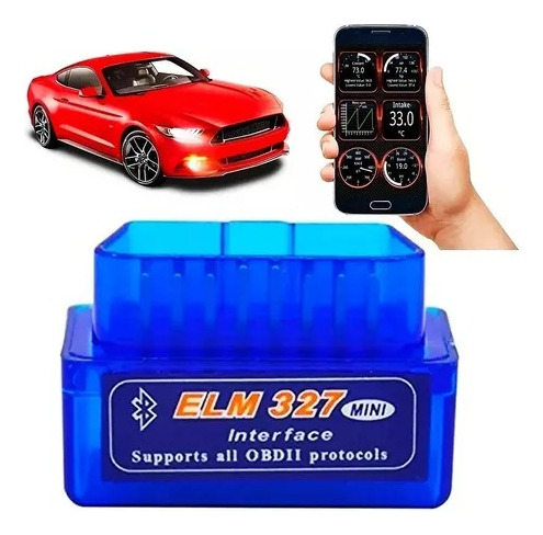 Mini Escaner Automotriz Bluetooth Elm327 Para Android / Ios.