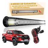 Farol Barra De Led 432w 80cm Hilux Ranger S10 Muito Forte 